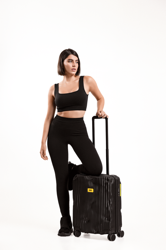 High-Waisted Sculpt Leggings with Ankle Cuts - Figure 8